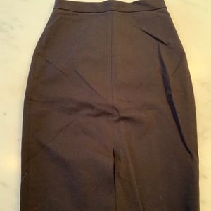 BANANA REPUBLIC BLACK PENCIL SKIRT SIZE 2 EUC